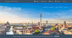 Desktop Screenshot of fineandmine.de